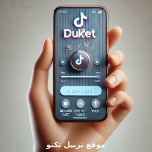 خاصية "الازدواج" (Duet) على تطبيق تيك توك tiktok